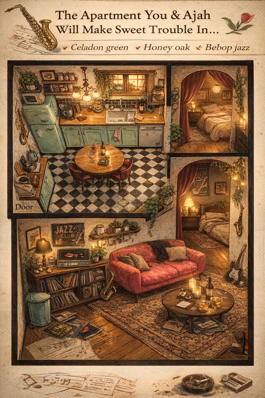 The Apartment You and Ajah Will Make Sweet Trouble In